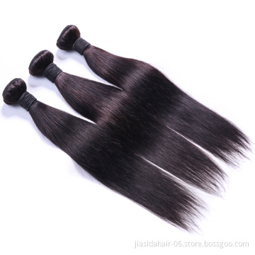 Free Sample Hair Bundles Raw Virgin Human Hair Weave Bundle Wholesale Double Drawn DHL Straight Indian